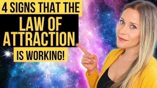 HOW TO KNOW IF YOUR MANIFESTING IS WORKING | 4 Signs That What You Want Is On The Way