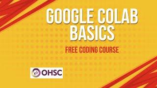 Google Colab Basics: Free Coding Course | Google Colab Basics | Learn Coding with Google Colab