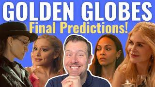 Final Golden Globes Predictions 2025!