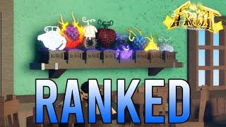 Using Mythical Fruits in Fruit Battlegrounds Ranked!
