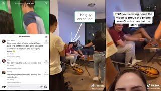 #Couchguy - Boyfriend caught cheating on Tik Tok