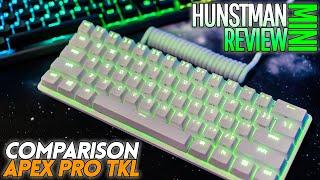 RAZER HUNTSMAN MINI Review & Comparison VS APEX PRO TKL - Which Is The Fastest?