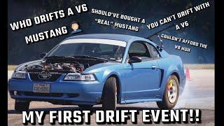 Taking my V6 Mustang to a Drift Event