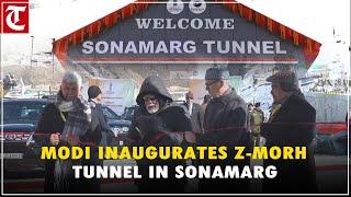 Prime Minister Narendra Modi inaugurates Z-Morh tunnel in J-K's Sonamarg