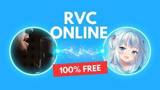 How To Use RVC Voice Conversion ONLINE For FREE (No GPU Needed)