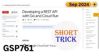 [2024] Developing a REST API with Go and Cloud Run | #GSP761 | #qwiklabs