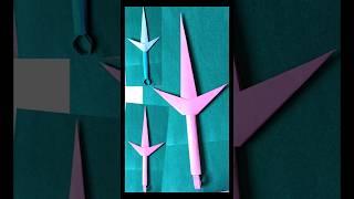 How to Make Minato & Naruto Kunai Out of Notebook Paper - DIY Kunai