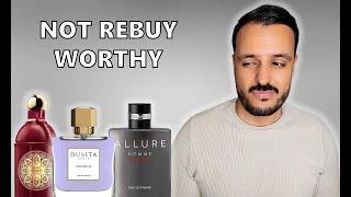 5 Fragrances That I Won't Rebuy | Designer & Niche #scentedmoments #notrebuyworthy