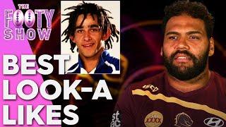 Celebrity look-a likes! | Footy Show Player Probe