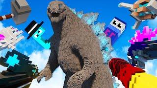 We Destroy Godzilla with Infinite Weapons and Mods in Teardown Multiplayer!