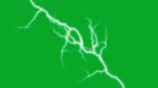 Lighting & Thunder Storm Green Screen Effects | Lighting green screen animation