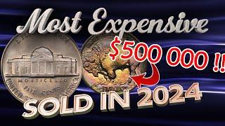 Top 10 Most Expensive Nickels Sold in 2024