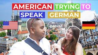 American Learning German - first visit to Munich - Germany Roadtrip 2021