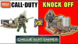 [ EP 13 ]  MEGA BLOKS CALL OF DUTY GHILLIE SUIT SNIPER [ Original Vs Knock Off ]