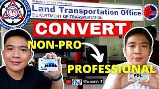 LTO CONVERT NON PRO TO PROFESSIONAL 2023 | CHANGE CLASSIFICATION W/ ADDITIONAL RESTRICTIONS