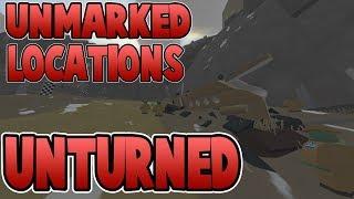 Unturned - Greece Unmarked Locations! (Deadzone + Military)