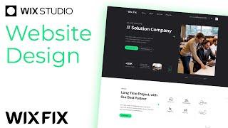 My First Website Design in Wix Studio | Wix Fix