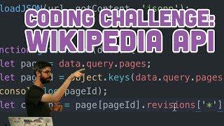 Coding Challenge #75: Wikipedia API