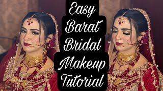 Easy Barat Bridal Makeover by Anam Ismail Signature Salon Okara