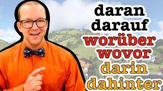 Da- & Wo-Compounds with Wechselpräpositionen & Verbs with Fixed Prepositions - B1 German Grammar