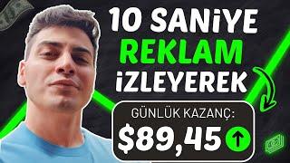 YENİ SİTE: 10 SANİYELİK REKLAM İZLE DAKİKADA $8 PARA KAZAN!  - İnternetten Para Kazanma 2024