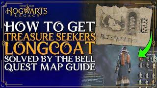 Hogwarts Legacy How To Get AMAZING Treasure-Seekers Longcoat - MUSICAL MAP Saved By The Bell Solved