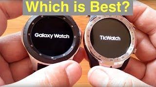 Samsung Galaxy Watch (Gear S4) vs Mobvoi Ticwatch Pro Smartwatches: Which should you buy?