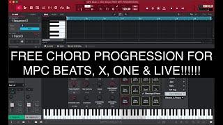 Free Chord Progression for  Akai MPC Beats | MPC X | MPC ONE | MPC Live | MPC FORCE - 01 #AkaiMPC