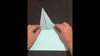 Easy origami paper rocket