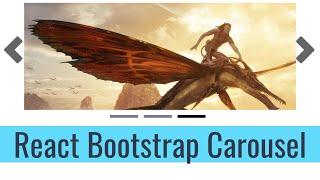 React Bootstrap Carousel. How to use react bootstrap and create a carousel (with source code) 2023