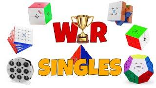 Every WCA World Record Singles ! / July 2024 #wca#wr#records#speedcubing