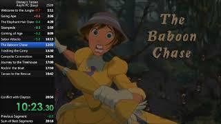 [WR] Disney's Tarzan - Any% (Easy, Win7) in 20:38