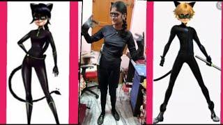 DIY Miraculous Ladybug Catnoir costume | super easy