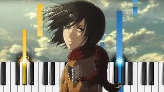 Shingeki no Kyojin Season 3 Opening: "Red Swan" - Piano Tutorial - Attack on Titan
