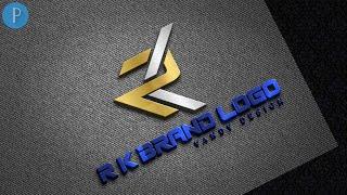 R K Amazing professional logo design tutorial-pixellab logo-[Vandy Design]