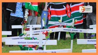 "Ruto must go!" Kenyan youth rock Uhuru Park in honour of victims killed by police during protests