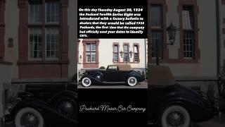 ON THIS DAY AUGUST 30 #automobilelover #packard #series #eight #luxuryauto #automobilehistory #auto