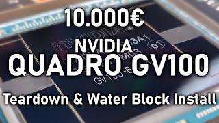 Working on a 10.000€ NVIDIA Quadro GV100 Graphics Card