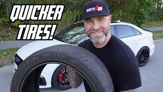 HOW MUCH QUICKER CAN A NEW TIRE MAKE YOUR CAR?!?!