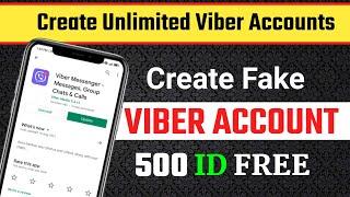 How To Create Viber Account Without Number l Fake Virtual Number For Viber App Verification l