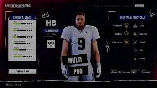 College Football 25 Road to Glory Gameplay Introduction