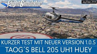 Taog´s Bell Huey - Patch 1.0.5 - Kurze Trainingsrunde | MSFS 2020