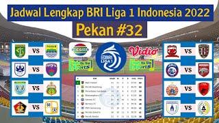 Jadwal Liga 1 Indonesia Pekan 32: Arema FC vs Borneo FC | Klasemen BRI Liga 1 2021/2022