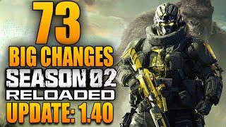 73 Big Changes in The Season 2 Reloaded Update! (MW3 & Warzone Update 1.40)