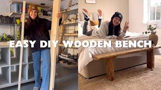 EASY DIY Wooden Bench