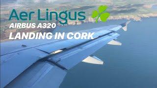  Aer Lingus Airbus A320 Landing Cork Airport LHR-ORK