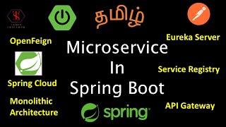 Spring Boot Microservices Tutorial in Tamil | Monolithic vs Microservices Architecture with Example