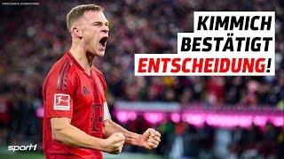 Kimmich lässt die Katze aus dem Sack