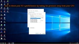 How to Boost your PC's performance by taking the pressure away from your CPU