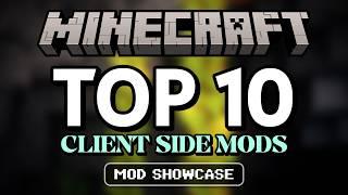 Top 10 BEST Client Side Mods For Minecraft | 2.0